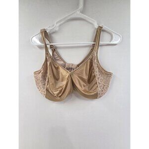 Bali Women's Bra Full Coverage Unlined Underwire Tan Size 40G